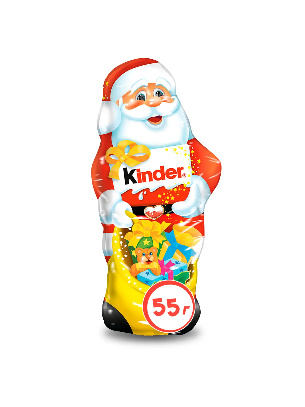 Шоколад Kinder Дед Мороз фигурный